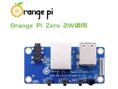 Placa laranja Pi Zero 2 W Expansion - Imagem 1
