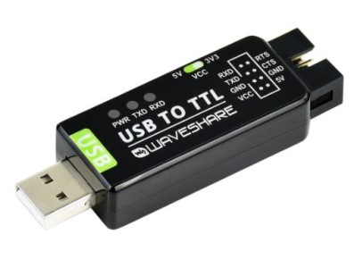 Conversor USB para TTL Waveshare industrial-Grade USB para TTL , Genuine FT232RNL Chip - Imagem 1