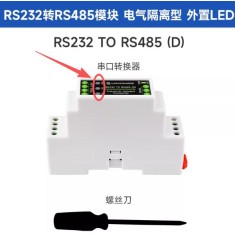 Conversor RS232 para RS485 (D) Waveshare DIN Rail ativo Isolated RS232-RS485 Serial , 600 W Lightning...