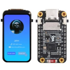 Placa ESP32-C6-LCD-1.47 Waveshare ESP32-C6 Dev , 1.47" LCD, WiFi6/Bluetooth5, Onboard RGB cor LEDs，Pin...