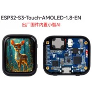 Tela ESP32-S3-toque-AMOLED-1.8-EN Waveshare ESP32-S3 XiaoZhi AI Voice Robot, 1.8" AMOLED Capacitive toque