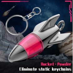 Chave port&aacute;til Anti-est&aacute;tico iro corpo humano est&aacute;tico eliminador Rocket rosa