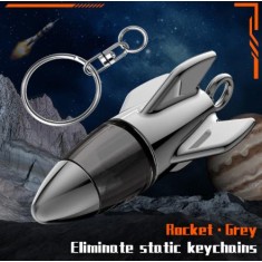 Chave port&aacute;til Anti-est&aacute;tico iro corpo humano est&aacute;tico eliminador Rocket cinza