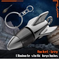 Chave port&aacute;til Anti-est&aacute;tico iro corpo humano est&aacute;tico eliminador Rocket cinza