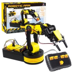 Bateria RC fio Controlled Robotic Arm kit STEM Project Diy Building Toy Robot Arm Manipulator Science Kits...