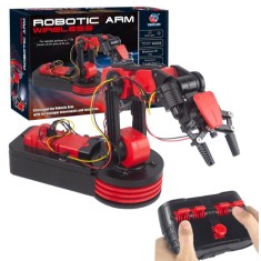 Bateria RC sem fio Controlled Robotic Arm kit STEM Project Diy Building Toy Robot Arm Manipulator Science...