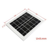 Monocrystalline Solar painel 6 V 5 w 230*195 mm （Waveshare：16158）