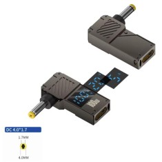 Conversor 100 W PD Luring inteligente digital tela USB-C para DC4017