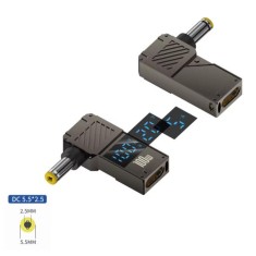 Conversor 100 W PD Luring inteligente digital tela USB-C para DC5525