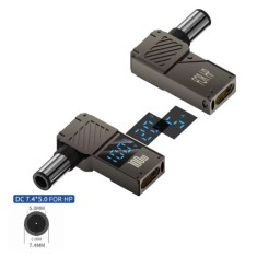 Conversor 100 W PD Luring inteligente digital tela USB-C para DC7450-H