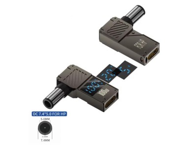 Conversor 100 W PD Luring inteligente digital tela USB-C para DC7450-H - Imagem 1