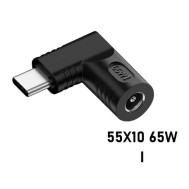 Conversor de energia 65WI DC5510 para USB-C