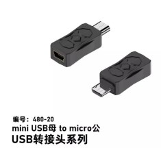 Conversor bidirecional 480-20 mini USB f&ecirc;mea para micro macho