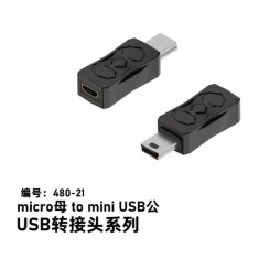 Conversor bidirecional 480-21 micro f&ecirc;mea para mini USB macho