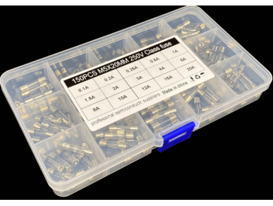 Kit 150 unidades de fus&iacute;veis de vidro 5 x 20 mm (2) - Imagem 1