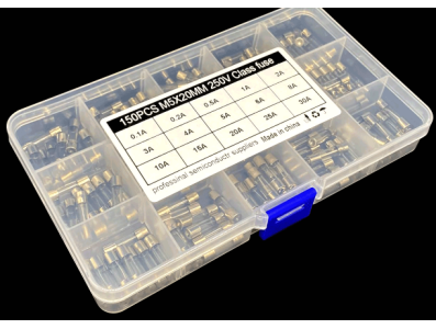 Kit 150 fus&iacute;veis de vidro 5&times;20 mm (3) - Imagem 1