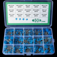 Kit de 300 capacitores cer&acirc;micos de alta tens&atilde;o