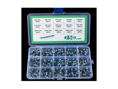 Kit de 150 resistores ajust&aacute;veis horizontais RM065 - Imagem 1