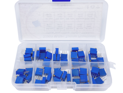 Kit 50 unidades de resist&ecirc;ncias ajust&aacute;veis 3296W - Imagem 7