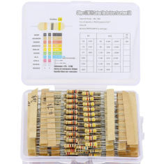 Kit de resistores de filme de carbono, 300 pe&ccedil;as, 1/2 W, 5% de toler&acirc;ncia, 30 valores, 10 unidades de cada valor