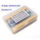 Kit 600 pe&ccedil;as resistores de filme met&aacute;lico 1/4W 1% 30 valores x 20 unidades cada - Thumb - 1