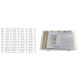 Kit 1280 pe&ccedil;as, resistores de filme met&aacute;lico 1/4W 1%, 64 valores, 20 unidades cada - Thumb - 1