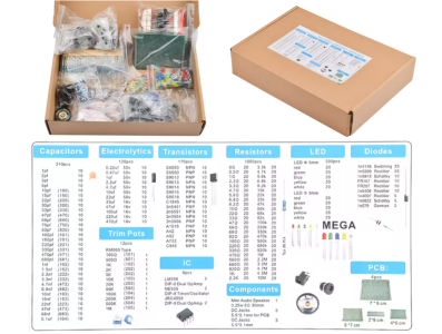 Kit de 1900 pe&ccedil;as de componentes eletr&ocirc;nicos para Arduino UNO R3 - Imagem 1