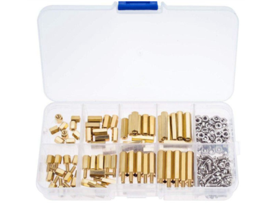 Kit 120 pe&ccedil;as M3 parafusos pilar hexagonais de cobre - Imagem 1