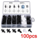 100 Pe&ccedil;as Presilha Pl&aacute;stica HE26 Grampo de Fixa&ccedil;&atilde;o Universal - Thumb - 1