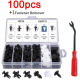 100 pe&ccedil;as grampo fixador pl&aacute;stico HE26 universal - Thumb - 1