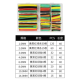 328 pe&ccedil;as de tubos termorretr&aacute;teis coloridos em caixa pl&aacute;stica - Thumb - 1