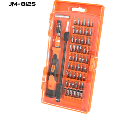 JAKEMY JM-8125 Conjunto de chaves de fenda em estojo pl&aacute;stico