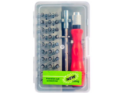 Jogo de Chaves de Precis&atilde;o 32 em 1 Vermelho No.6011-A (Arduino Kit AE) - Imagem 1