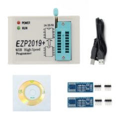 Programador USB SPI EZP2019+ alta velocidade, compat&iacute;vel com chips EEPROM/Flash/BIOS s&eacute;ries 24/25/26/93, configura&ccedil;&atilde;o padr&atilde;o