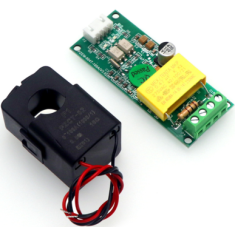 M&oacute;dulo PZEM-004T com comunica&ccedil;&atilde;o serial TTL para aquisi&ccedil;&atilde;o de tens&atilde;o, corrente e pot&ecirc;ncia AC com CT aberto