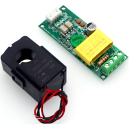 M&oacute;dulo PZEM-004T com comunica&ccedil;&atilde;o serial TTL para aquisi&ccedil;&atilde;o de tens&atilde;o, corrente e pot&ecirc;ncia AC com CT aberto