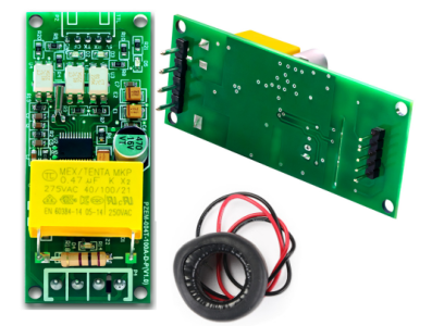 M&oacute;dulo PZEM-004T-D-P 4 pinos para Arduino, aquisi&ccedil;&atilde;o de tens&atilde;o AC, corrente e pot&ecirc;ncia com comunica&ccedil;&atilde;o serial TTL e CT fechado - Imagem 1