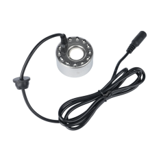 M&oacute;dulo nebulizador de n&eacute;voa 20 mm 12 LEDs DC24V, corpo em liga met&aacute;lica