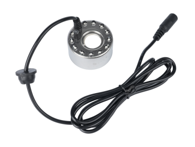 M&oacute;dulo nebulizador de n&eacute;voa 20 mm 12 LEDs DC24V, corpo em liga met&aacute;lica - Imagem 1