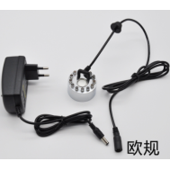Nebulizador de n&eacute;voa DC 24V 16 mm 12 LEDs corpo em liga met&aacute;lica 46&times;38 mm plug EU para Arduino