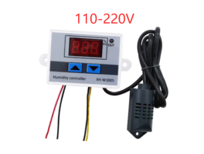 Controlador de Temperatura Digital XH-W3005, Termostato Microcomputador com cabo 1 m, 110-220 V - Imagem 1