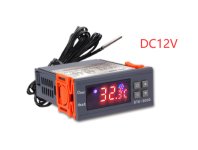 Controlador digital de temperatura STC-3000 DC 12V, termostato microcomputador com cabo de 1 m - Imagem 1