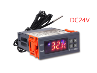 STC-3000 Controlador de Temperatura Digital DC24V, Termostato Microcomputadorizado com cabo de 1 m, acess&oacute;rio para Arduino - Imagem 1