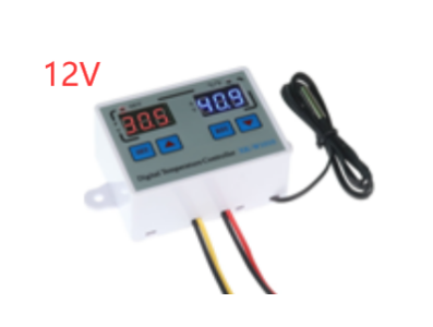Controlador de Temperatura Digital XK-W1010 DC 12V 10A com cabo 1 m (&deg;C/&deg;F), acess&oacute;rio para Arduino - Imagem 1