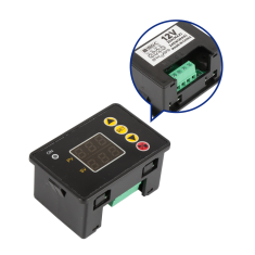 Controlador de Tempo Digital T2310 Temporizador de Contagem Regressiva Interruptor DC12V