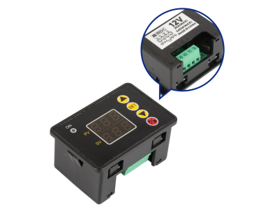 Controlador de Tempo Digital T2310 Temporizador de Contagem Regressiva Interruptor DC12V - Imagem 1