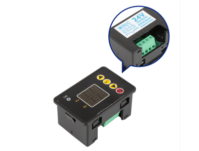Controlador de Tempo Digital T2310, Temporizador de Contagem Regressiva com Interruptor DC 24V - Imagem 1