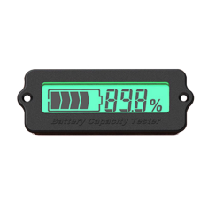 Indicador de Capacidade de Bateria LY6W 12-48V L&iacute;tio Li-ion/LiPo Verde, Acess&oacute;rio Arduino