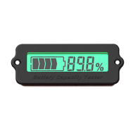 Indicador de Capacidade de Bateria LY6W 12-48V L&iacute;tio Li-ion/LiPo Verde, Acess&oacute;rio Arduino