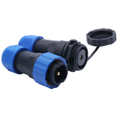 Conector SD20 1 pino 45 A &agrave; prova d'&aacute;gua IP68, plugue macho e soquete f&ecirc;mea de acoplamento tipo avia&ccedil;&atilde;o